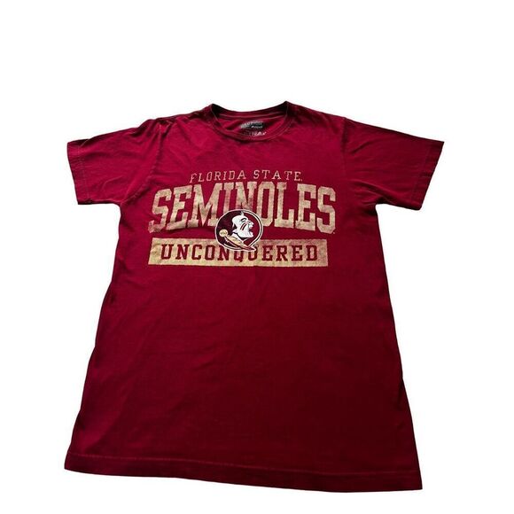 FSU FLORIDA STATE UNIVERSITY SEMINOLES UNCONQUERED T Shirt size M - Picture 2 of 7